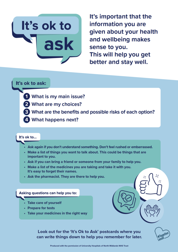 Image of the It's ok to ask poster
