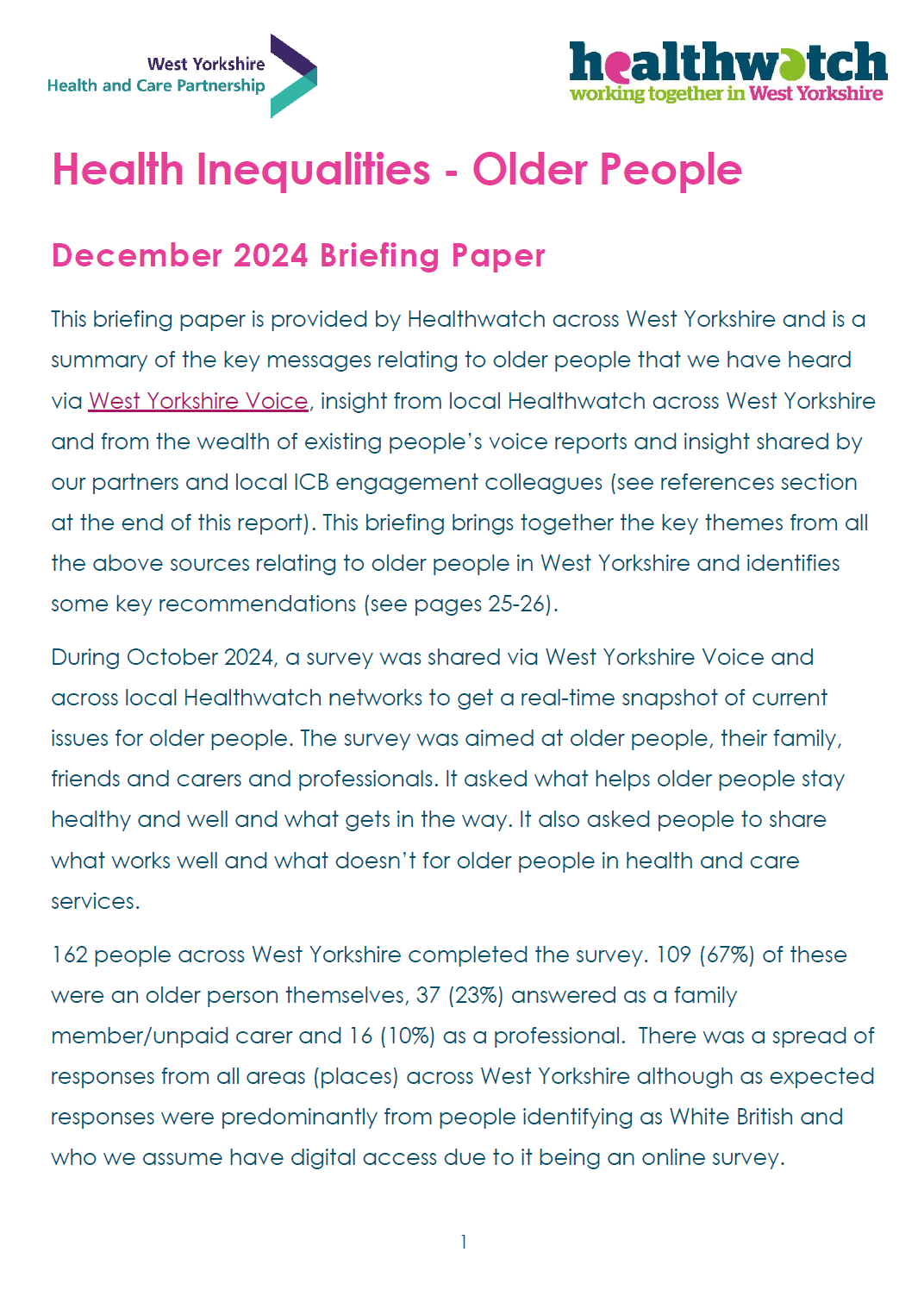 Health inequalities older people briefing paper front page