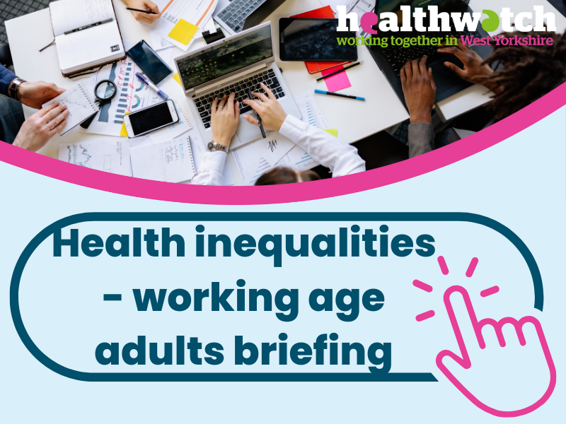 Health inequalities working age adults brieifing.